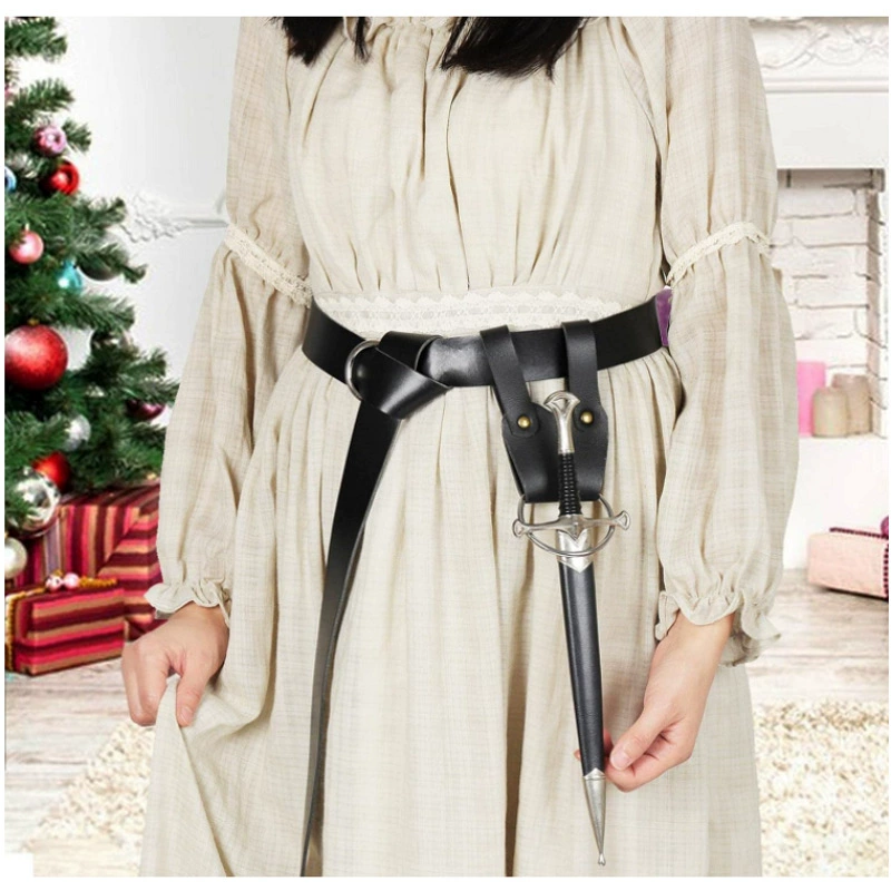 Cossplay маскарад меч набор пояса реквизит меч ремень для хранения поясного ремня средневековые ножны PU пояс