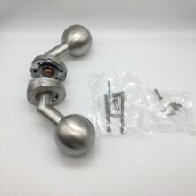 不锈钢球型锁拉手 圆形门执手 圆球型把手配件门拉手房门把手批发