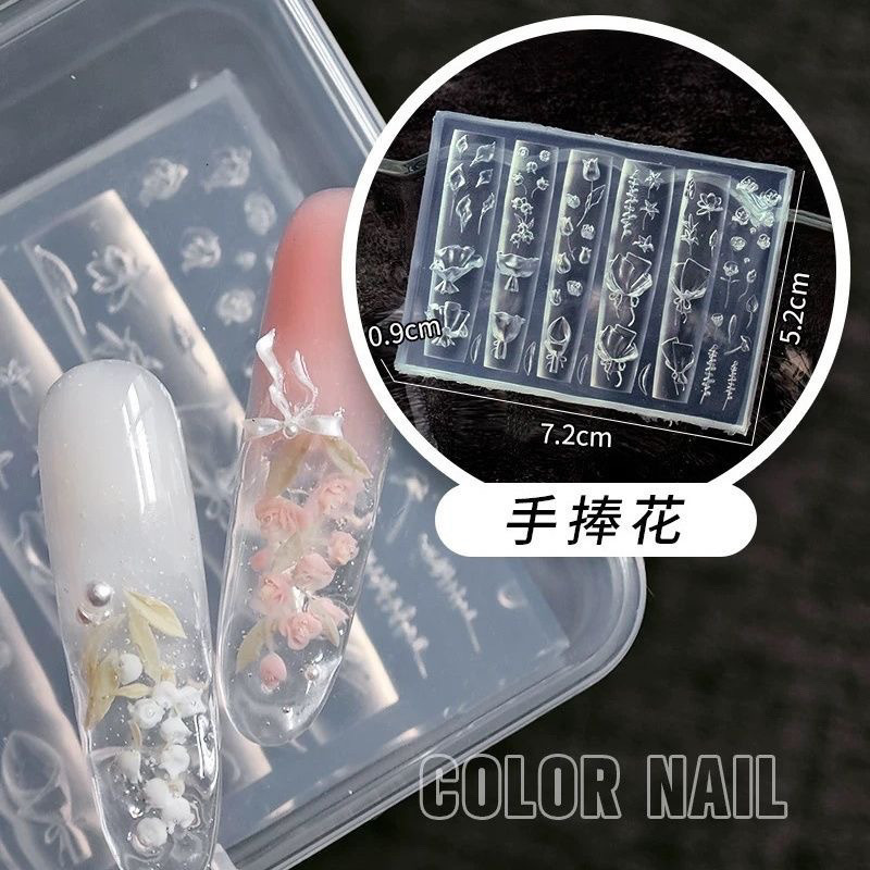 ミラーマニキュアリボンラブリボンハート型クリスタル接着剤モールド diy ジュエリーペンダントシリコーンモールド|undefined