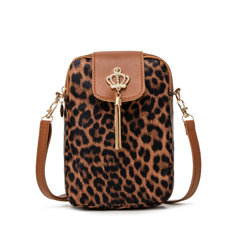 Bolsa de hombro estampada transfronteriza comercio exterior 2025 versión coreana de verano y otoño nueva bolsa de bordas inclinadas image 8