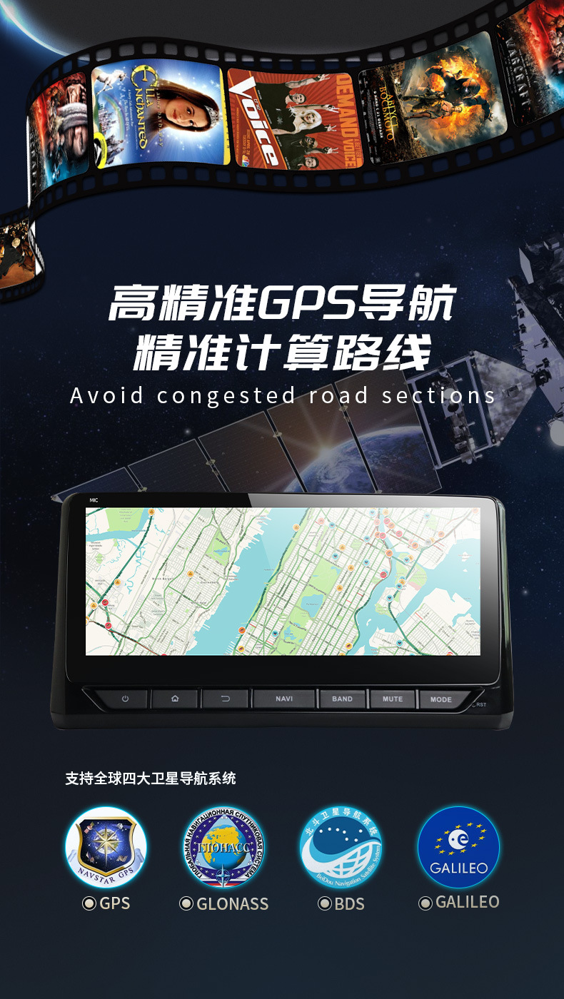 Applicable to Toyota's 2019-20 RAV4 car machine central control integrated machine high-end agreement customized car navigation
