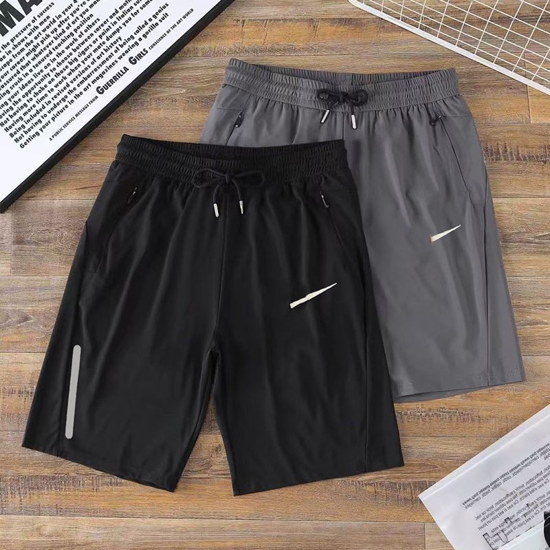 Trendy Casual Shorts 2025 Summer New Cool Five-Point Pants Men's Drawstring Large Pants Outdoor Sports Pants