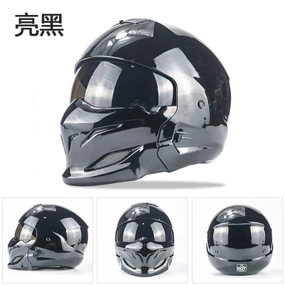 Warrior Helmet, Motosiklet kaskı (dəbilqə) - bright-black-m