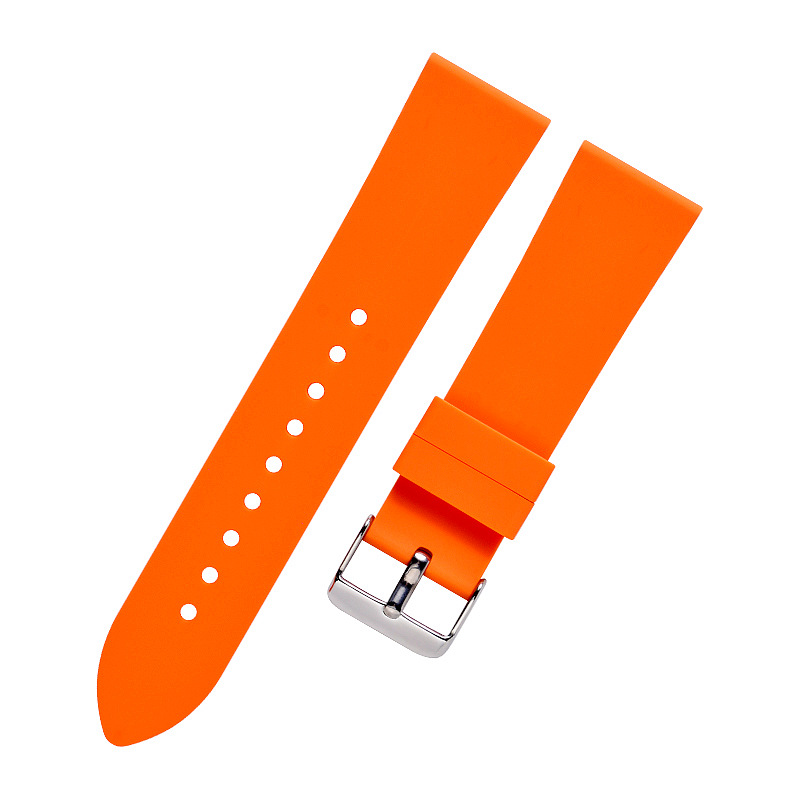 Correa de silicona para reloj inteligente universal Correa de reloj de cabeza plana impermeable deportiva Adecuado para pulsera Xiaomi Correa de muñeca de silicona