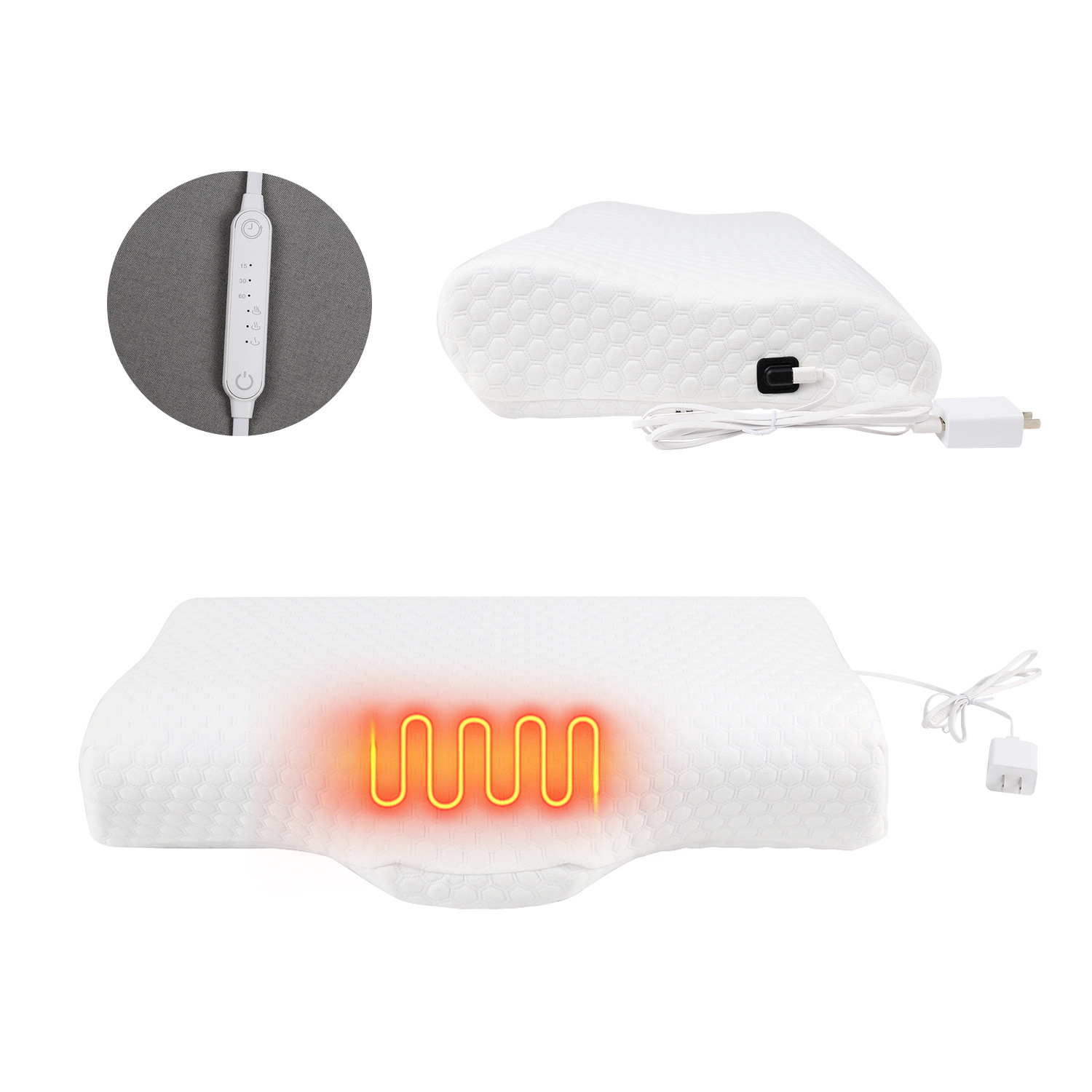 Explosiones transfronterizas en forma de mariposa almohada de memoria de calentamiento almohada de lengua de algodón de memoria almohada de rebote lento almohada de memoria almohada de columna cervical de fiebre