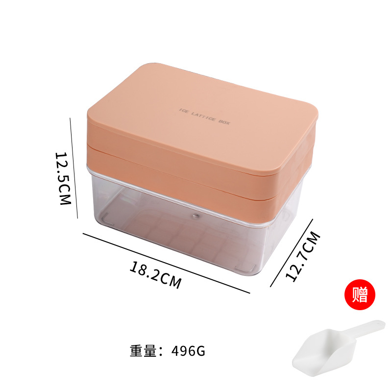 Grille de hielo molde de hielo prensado silicona hockey hielo caja de hielo de plástico refrigerador congelación caja de hielo especial transfronteriza grille de hielo