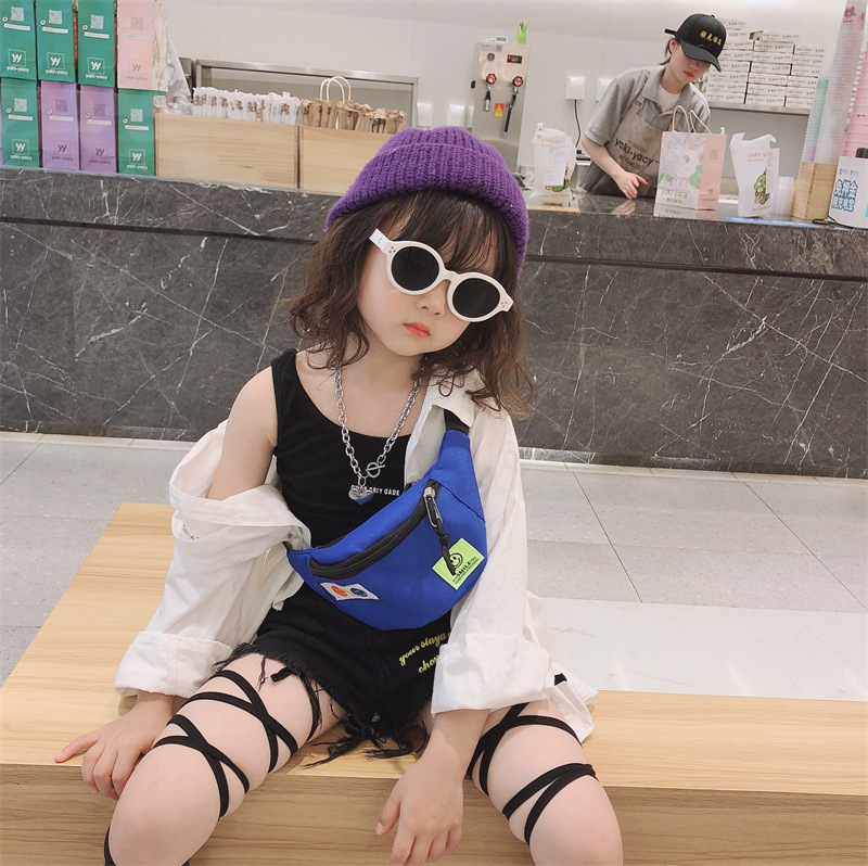 2024 nueva moda de los niños bolsa de pecho masculino y femenino hombro del bebé bolsa de mensajero viaje de los niños ligero pequeña mochila al por mayor