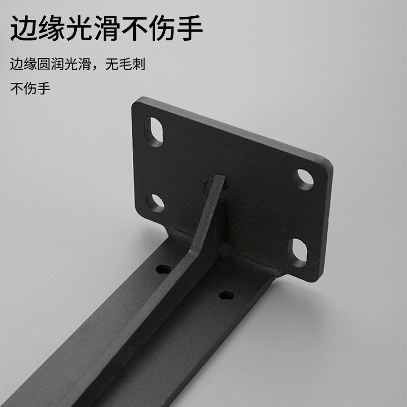 不锈钢T型三角支架电视柜悬浮加厚墙面承重置物隐藏隔板固定托架|undefined
