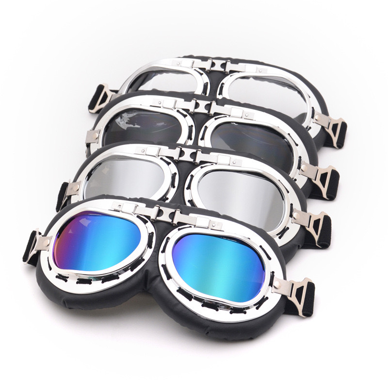 Retro windproof ski protecting glasses for cycling, car protection 2