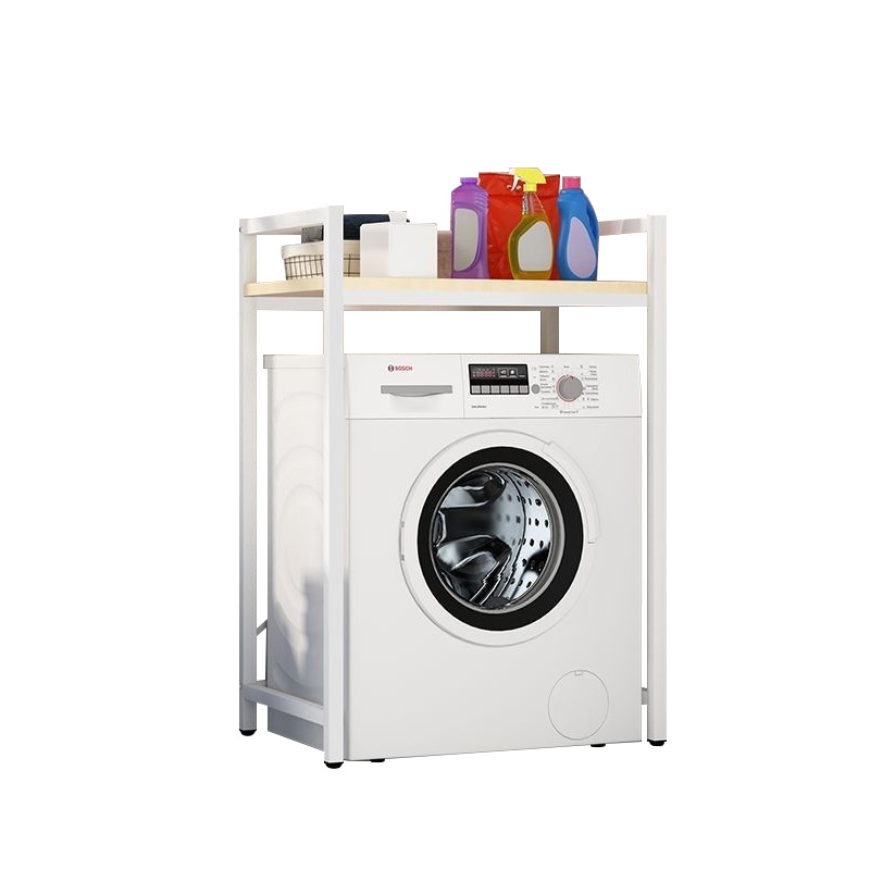Mayorista transfronterizo espacio multicapa piso rack de almacenamiento simple rack de lavandería de lavadora de tambor ondulador rack