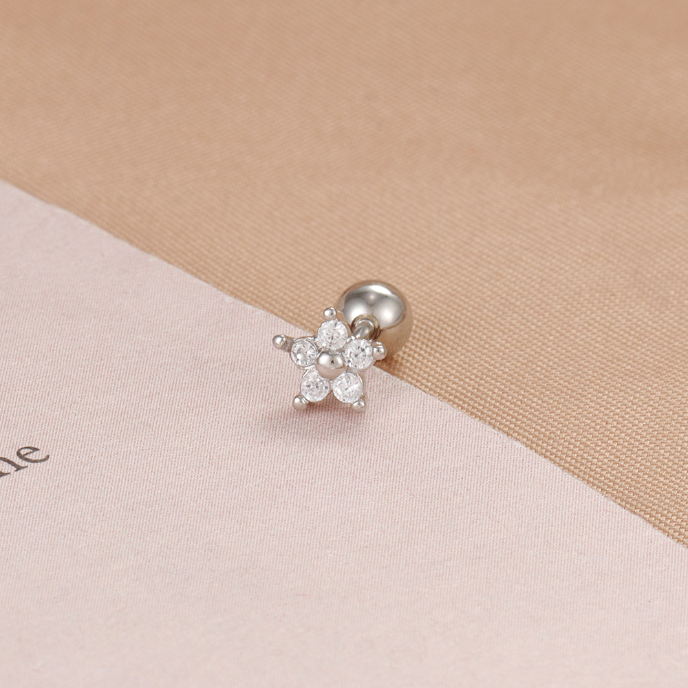 2g Weight 304 Stainless Steel Ear Needle Material Small Stud Earrings Classification 1 Piece Quantity Daily, Street Occasion 304 Stainless Steel, Copper Material Star, Heart Shape Pattern All Seasons Season Women's Gender Polished Finish Plating Design Simple Style, Classic Style Style 1 Piece Simple Style Classic Style Star Heart Shape Plating 304 Stainless Steel Copper Small Stud Earrings 18