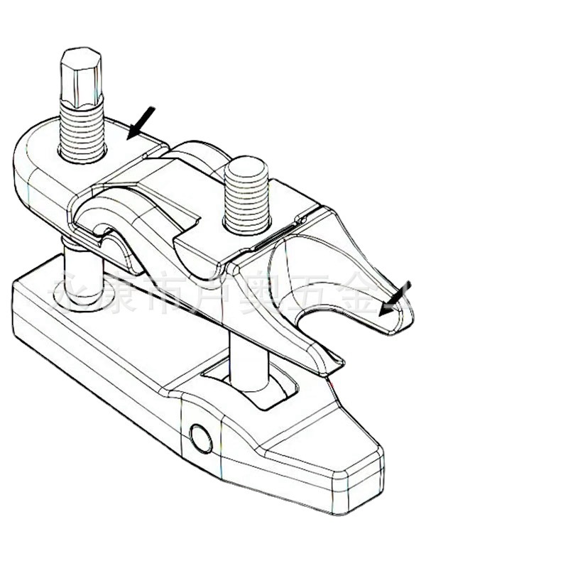 Desmontable inferior brazo oscilante cabeza de bola desmontaje y desmontaje herramienta tirante cabeza de bola extractor