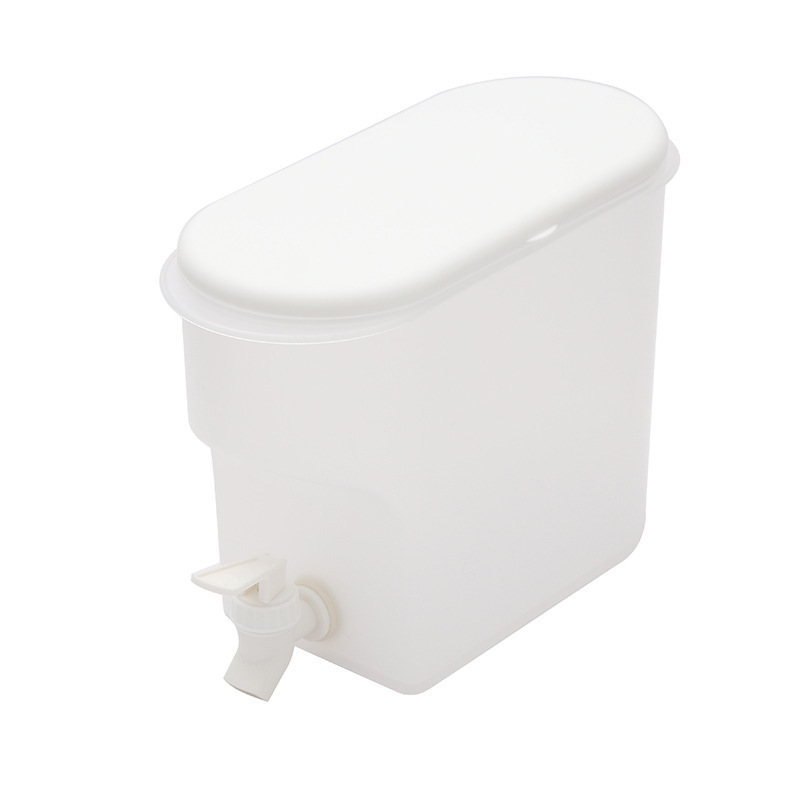 3.5L botella de agua fría de gran capacidad con grifo de bebidas cubo de agua fría bebida de verano fruta tetera refrigerador botella de agua helada