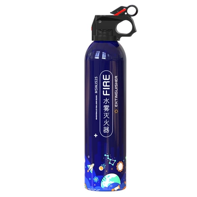 Car-mounted water-based fire extinguisher private car small portable car car family car car car fire fighting equipment (Vehicle fire extinguisher) - blue