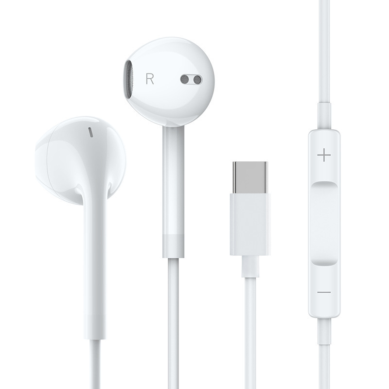 イヤホンの有線入耳式は華為oppo米vivo携帯電話type-cインターフェイスの線制御付き麦包郵便を適用する|undefined
