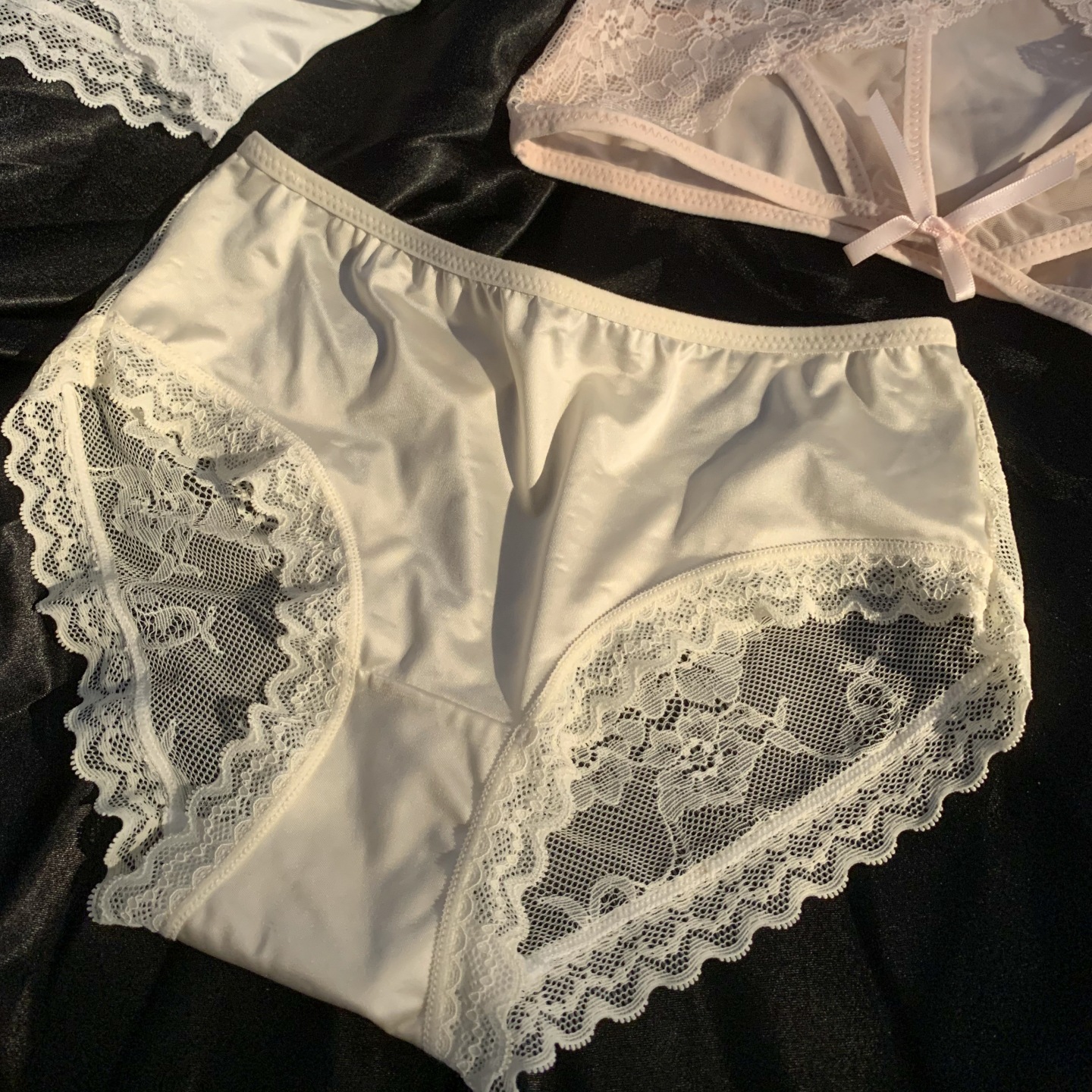 Fantástico de lace sueños ~ francés puro deseo delgado agujero de algodón puro entrepierna sexy pantalones de mujer image 3