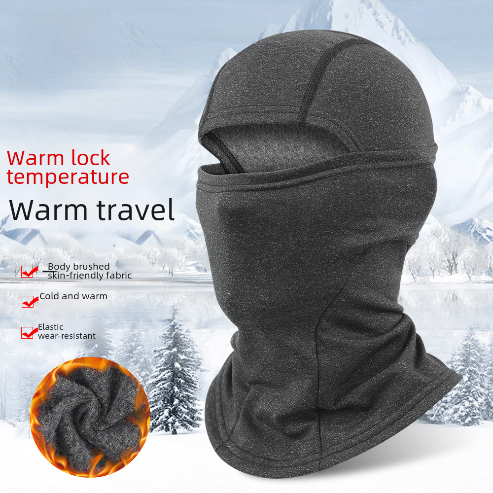 Amazon Cross-Border All-In-One Brushed Flying Tiger Hat Outdoor Cycling Warm Mask Warm Locking Temperature Breathable Hood Direct Sale