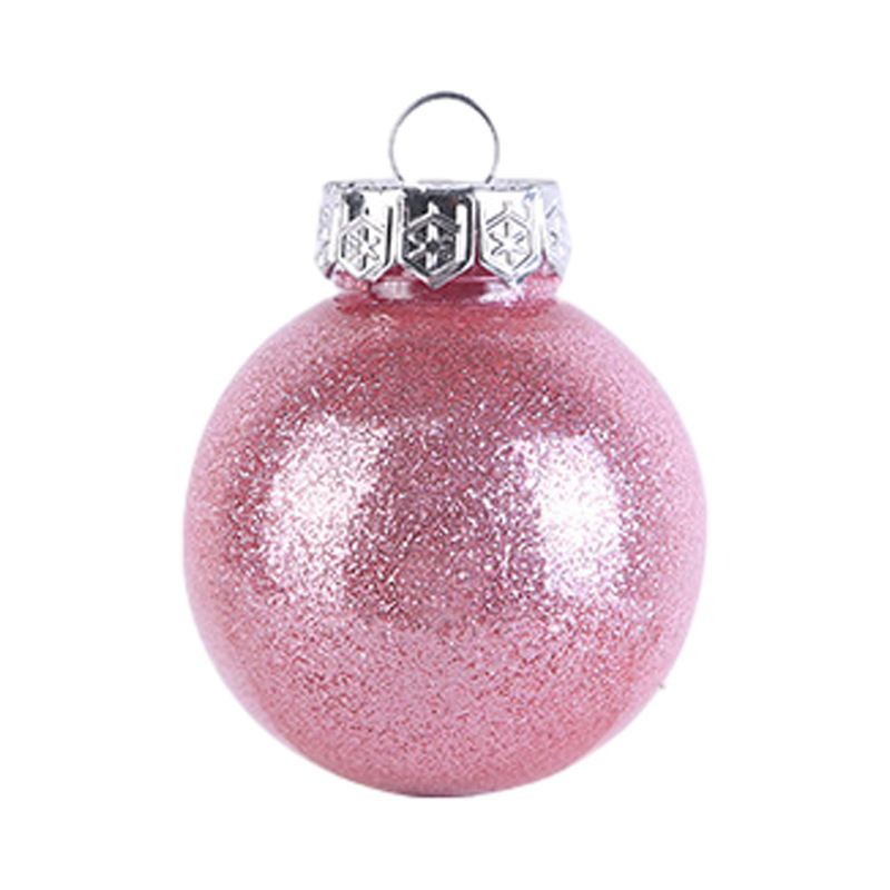 国境を越えた新しいクリスマスボール6cmクリスマスツリー装飾メッキプラスチックボール異形彩色クリスマスボールセットストラップ|undefined