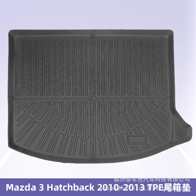 Es adecuado para Mazda 3 Hatchback 2010 - 2013 3D TPE cojín para todos los tiempos