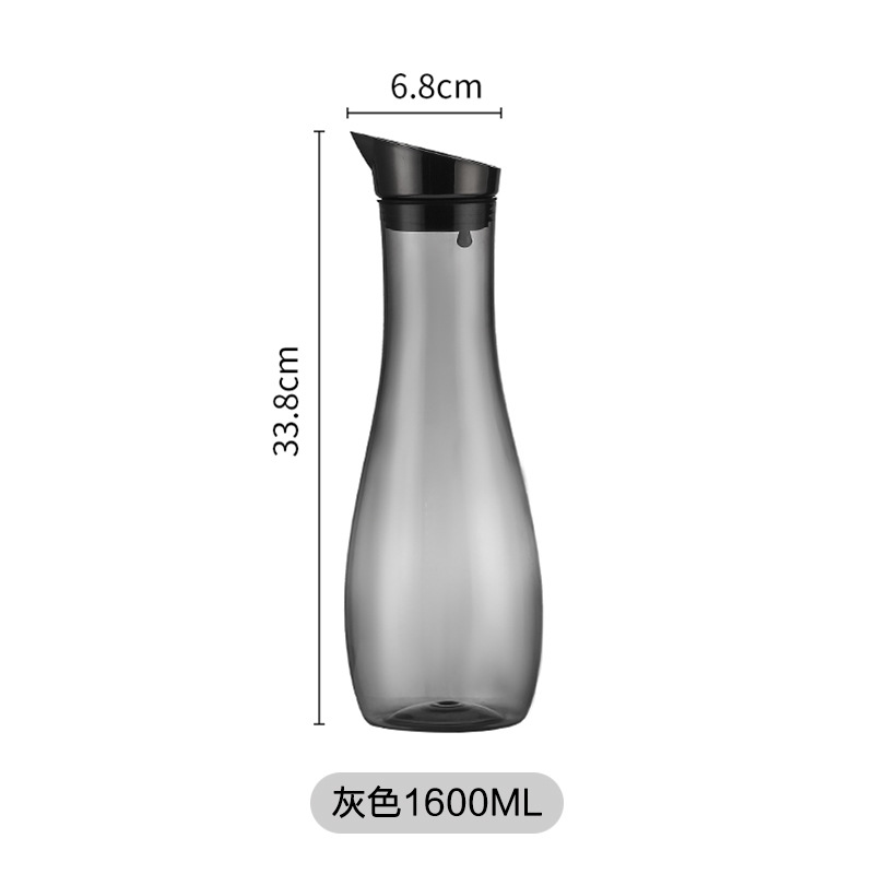 Acrílico hervidor de agua fría de gran capacidad doméstica resistente a altas temperaturas hervidor de agua fría de hotel grueso cerveza jarra jarra de jugo de bebida