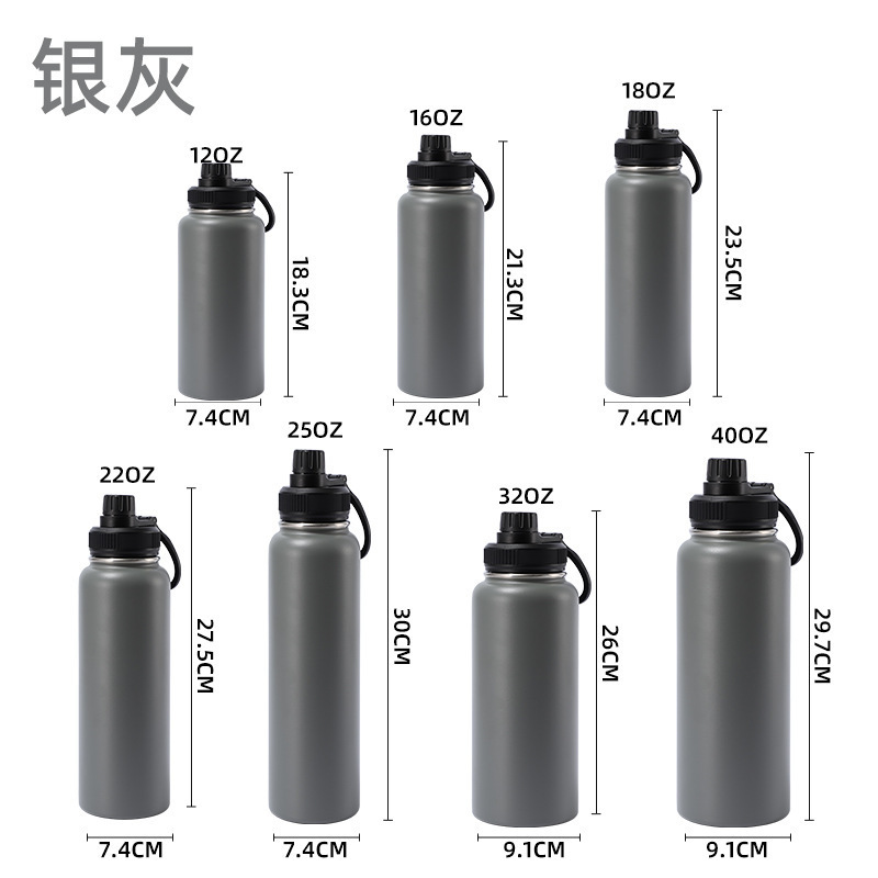 Insulated Water Bottle， 1000ml  32 oz Stains Steel Doubl|undefined