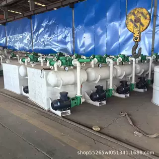 PP真空机组厂家直发水循环喷射设备卧式环保真空泵聚丙烯真空机组