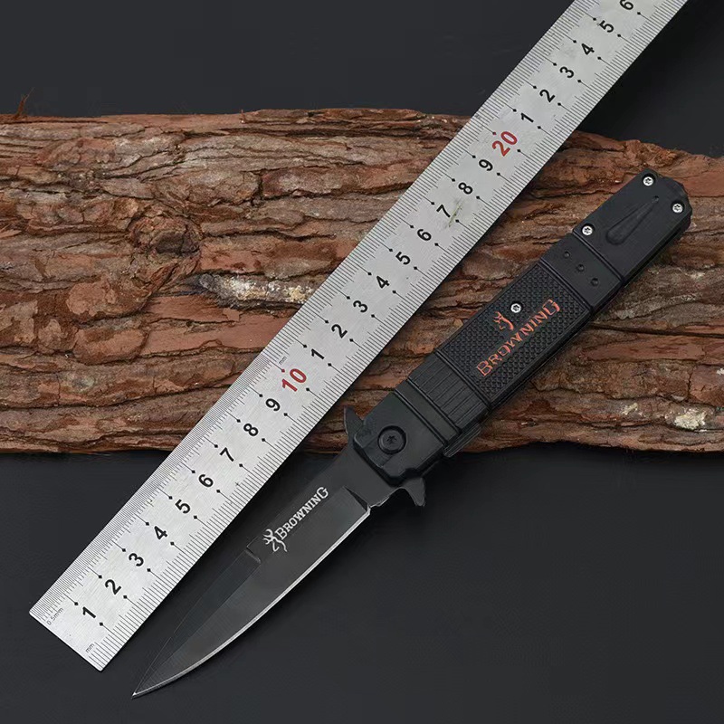 户外小刀多功能折叠刀锋利高硬度野营刀具防身刀便携破窗登山直刀