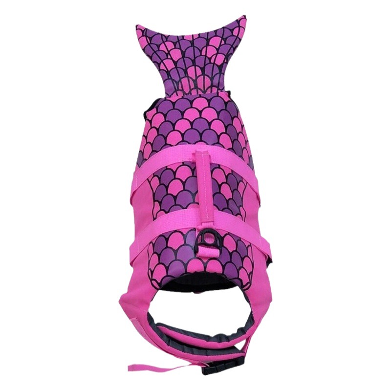 Chaleco salvavidas para mascotas tiburón sirena traje de baño perro traje de baño traje de seguridad perro ropa de verano comercio electrónico transfronterizo Venta caliente