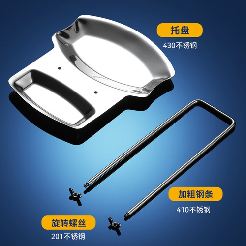 Stainless steel spoon rack pot lid rack multifunctional soup shell rack chopping board rack restaurant shelf kitchen storage rack