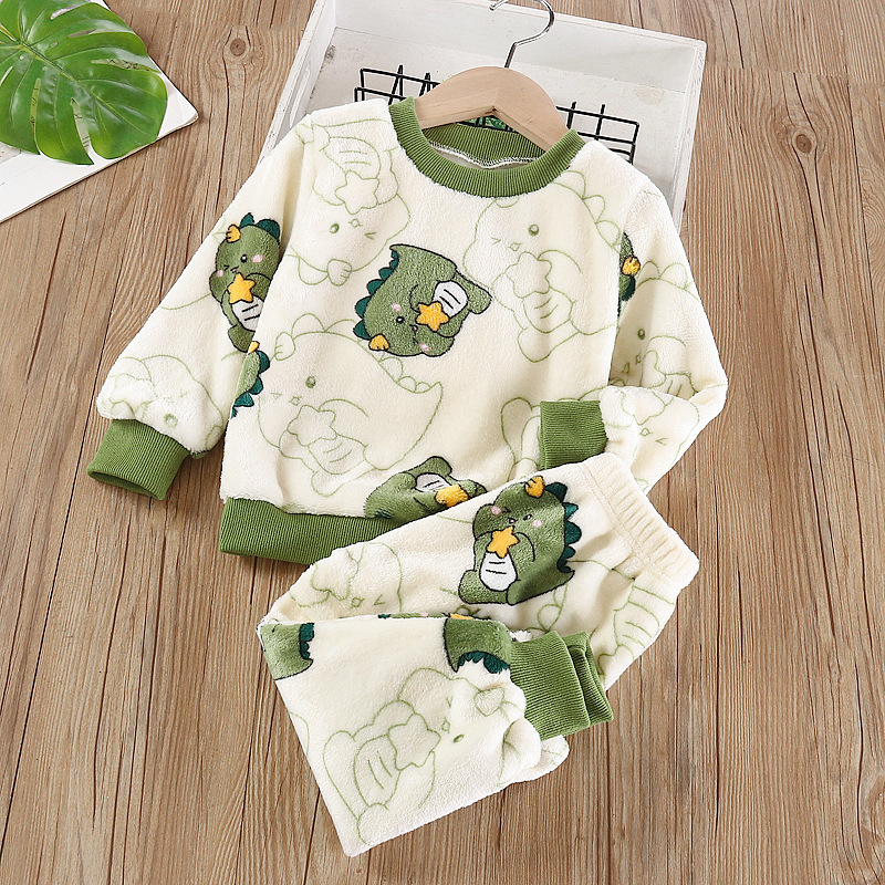 Winter cartoon flannel pijama