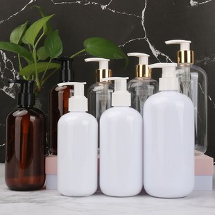 �F؛PET�A����Һƿ300ml500ml��ɫ͸����ɫ���^ϴ�lˮ��ԡ¶ƿ��