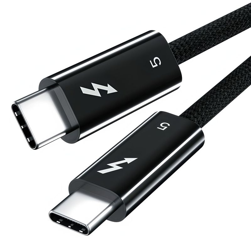 アップグレードされた Thunderbolt 5 同軸ケーブル USB120G 16K スクリーン投影 240W 高速充電フル機能 Typec データケーブル|undefined
