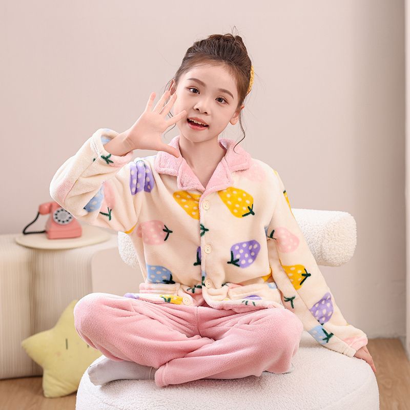 Demi-season children's cartoon fleece flannel coral velvet keep warm…