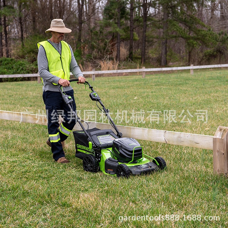 格力博82V自走式草坪机 修剪机除草割草除草机充电式割草机修理机