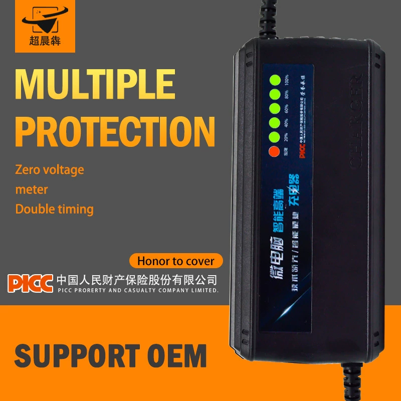 110V Широкое напряжение внешней торговли Трансграничная коммерциала прямой поставки 48V12AH60V20AH72 Электрический аккумулятор зарядное устройство