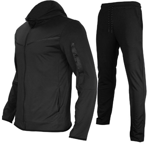 Productos europeos comercio electrónico transfronterizo venta caliente Amazon ropa deportiva para hombres suéter con capucha pequeño gancho estándar traje deportivo y de ocio