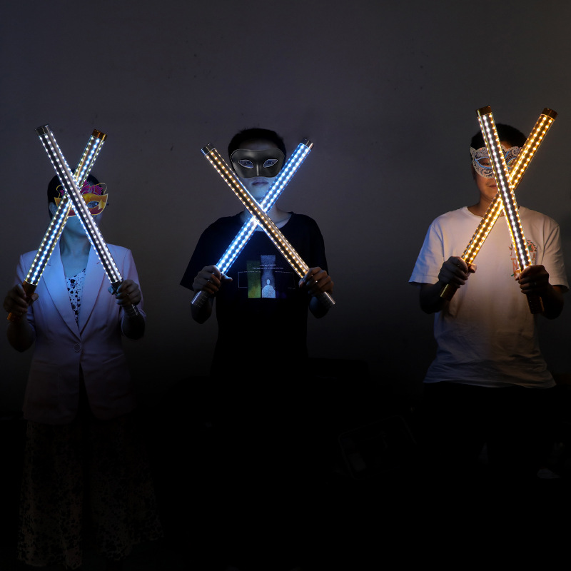 Bar Champagne Flash Stick LED Rechargeable Metal Flash Light…