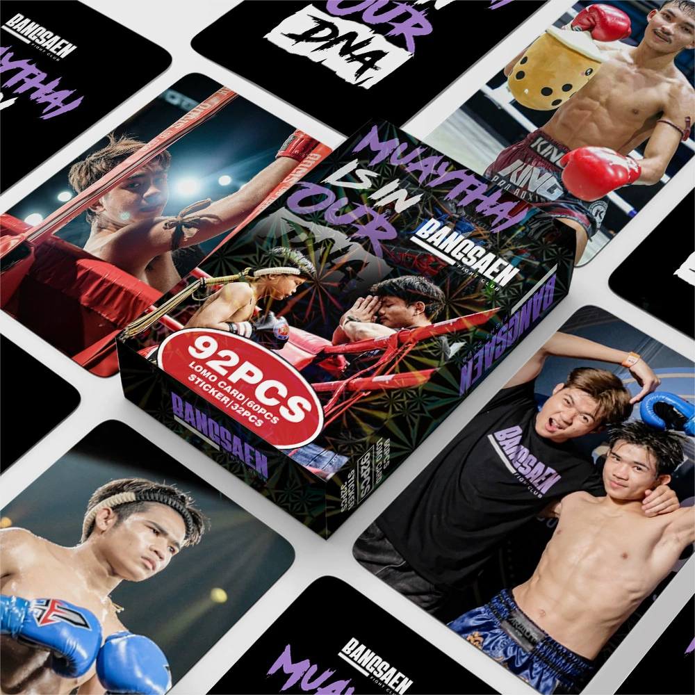 Эксклюзивная поставка за пределами страны 92 Bangsaen Fight Club тайский бокс KPOP периферия LOMO фото карточки