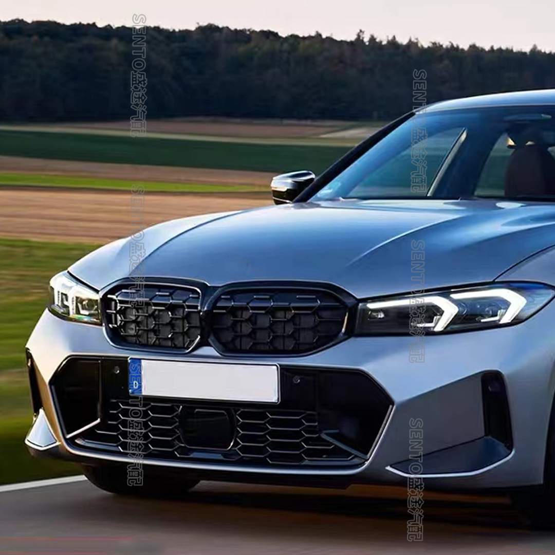 Suitable for 2023 new BMW 3 series G20 G21 G28 LCI middle net modified gypsophila meteor air intake grille