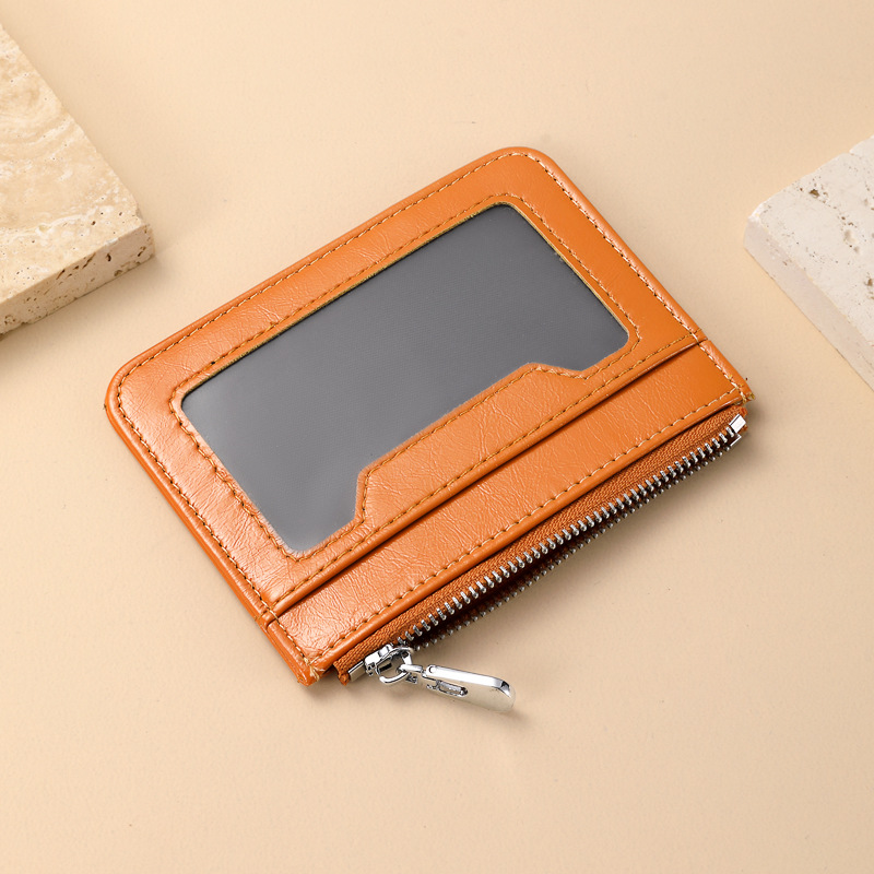 Nuevo tipo de billetera para damas simple estilo coreano corto se puede colocar en la licencia de conducir multi-tarjeta pequeña billetera multi-tarjeta llavero