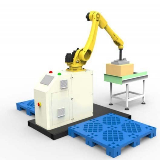 ロボットパレタイズ六軸昇降式パレタイザー軽載パレタイザーの操作が簡単で、20kgの負荷を編集できます。|undefined