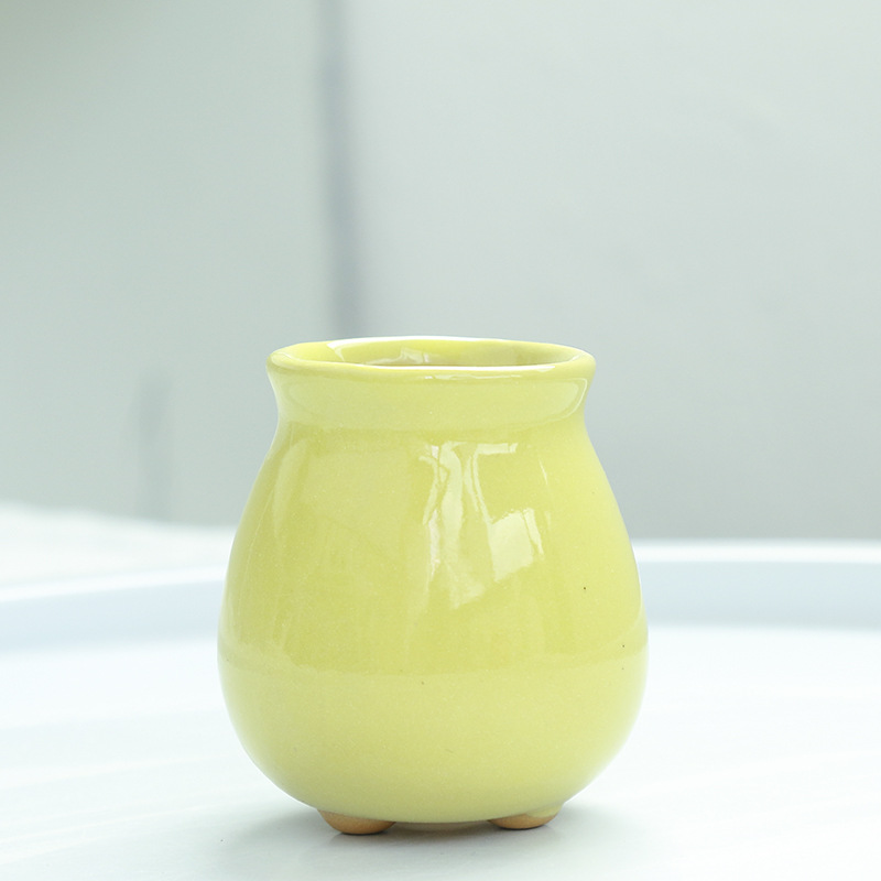 Cerámica maceta suculenta colorido traje Planta Fresca pequeña olla simple creativo personalizado hogar jardinería olla al por mayor