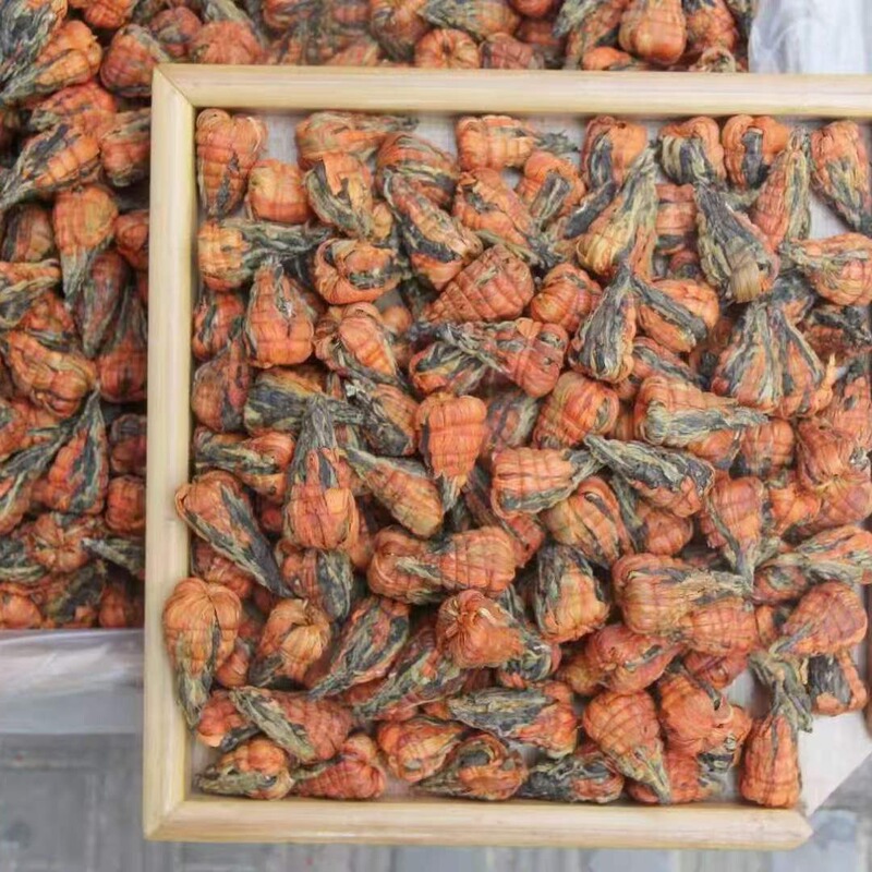 2025 Yunnan Fengqing Dianhong Tea Lily Hydrangea Pagoda Golden Bud Golden Silk Dianhong Dragon Pearl Honey Fragrance Gongfu Tea