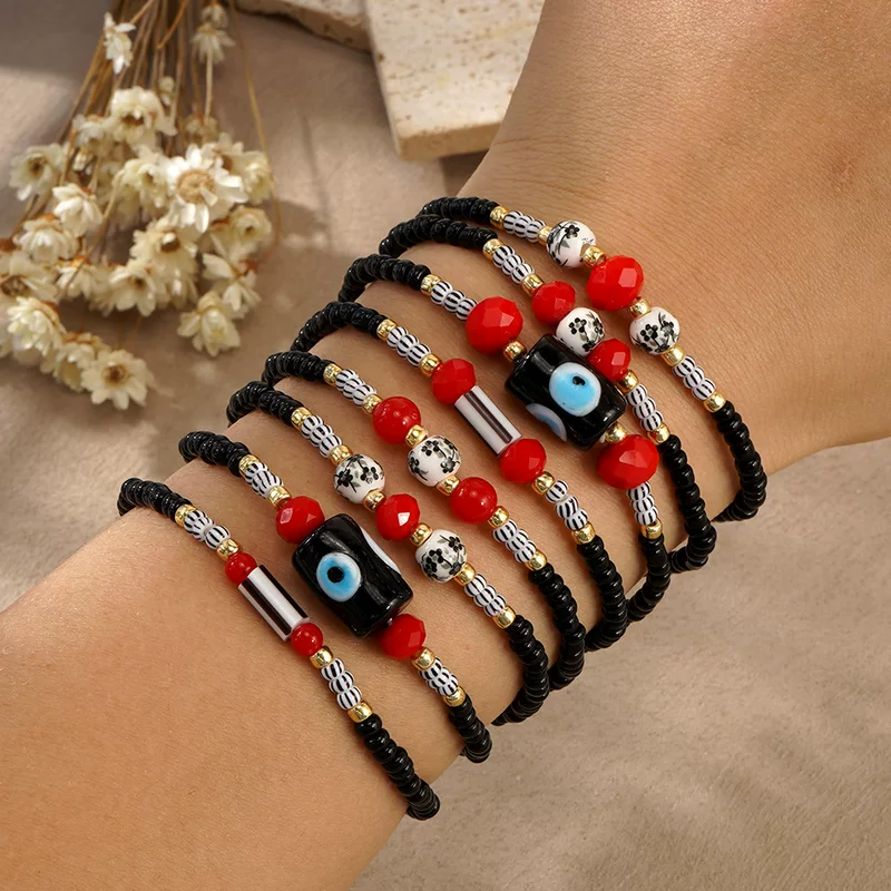 Woven ceramics handmade, trend bracelet, European style