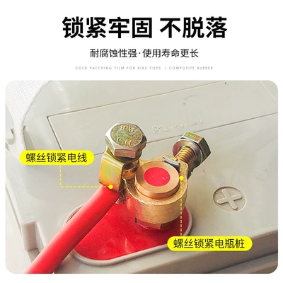 copper thickened new car battery: Car on the line of fire