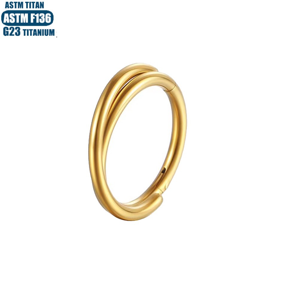 G23 Titanium Seamless Nose Ring Hoop Cross Earring for Cartilage Helix Tragus Piercing Jewelry detail image 12