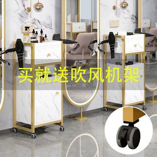Barber Shop Tool Cabinet Tool Cart Hair Cutting Cabinet Barber Shop Tool Table Cart Hair Salon Mirror Table Hairdressing Le De Zhu