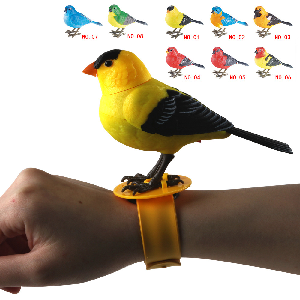 Pájaro Eléctrico de Juguete con Control de Voz 522 de Plástico para Niños
