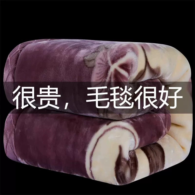 Одеяло Raschel Двойное утолщенное коралловое бархатное одеяло на двоих 10 кг тепло зимой 12 кг одеяло сиесты