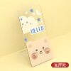 Korean Edition lovely girl animal Hearts transparent mobile phone Flat ins Acrylic mobile phone Bracket